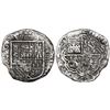 Image 1 : Cartagena, Colombia, cob 4 reales, (162)2, assayer A above denomination IIII to right, mintmark RN t