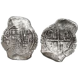 Mexico City, Mexico, cob 8 reales, Philip IV, assayer P.