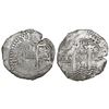 Image 1 : Potosi, Bolivia, cob 8 reales, 1654E, •PH• at top.