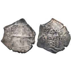Potosi, Bolivia, cob 4 reales, 1703Y.