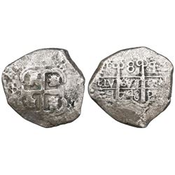 Potosi, Bolivia, cob 8 reales, 1748q, ex-Castells.