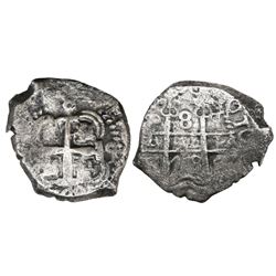 Potosi, Bolivia, cob 8 reales, 1748q, ex-Castells.