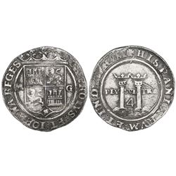 Mexico City, Mexico, 4 reales, Charles-Joanna, "Late Series," assayer G to right, mintmark M to left