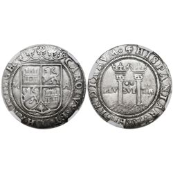 Mexico City, Mexico, 2 reales, Charles-Joanna, "Late Series," assayer A to right, mintmark M to left