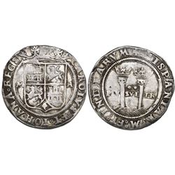 Mexico City, Mexico, 2 reales, Charles-Joanna, "Late Series," assayer A to right, mintmark M to left