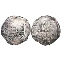 Mexico City, Mexico, cob 8 reales, 1609A, rare.