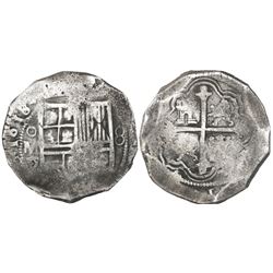 Mexico City, Mexico, cob 8 reales, 1618/7D/F, rare, ex-Sao Jose (1622).