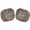 Image 1 : Mexico City, Mexico, klippe 4 reales, 1733MF, encapsulated NGC VF details / holed.