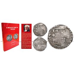 Potosi, Bolivia, cob 8 reales, 1634T, rare, first coin collected by Emilio Paoletti, ex-Burzio, ex-M