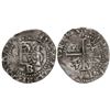 Image 1 : Potosi, Bolivia, cob 1/2 real, Philip II, assayer B/L below monogram (1st period), mintmark P to lef