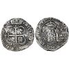 Image 1 : Potosi, Bolivia, cob 8 reales, 1652E transitional Type VII/B, rare, from the Capitana (1654).