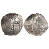Image 1 : Potosi, Bolivia, cob 8 reales, 1662E.