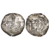Image 1 : Potosi, Bolivia, cob 8 reales, 1664E.