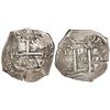 Image 1 : Potosi, Bolivia, cob 8 reales, 1667E, Charles II.