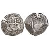 Image 1 : Potosi, Bolivia, cob 8 reales, 1674E.
