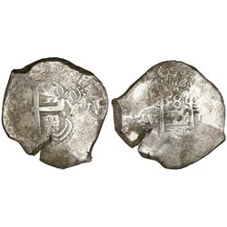 Potosi, Bolivia, cob 8 reales, 1720Y.