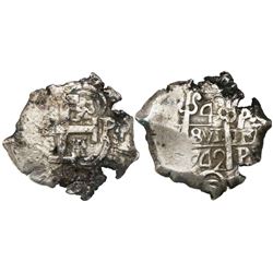 Potosi, Bolivia, cob 4 reales, 1742P.