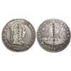 Image 1 : Potosi, Bolivia, 8 soles, 1842LR, with U.S. merchant countermarks "C.E. Perkins" and "J.W. Fleming."