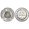 Image 1 : Dominican Republic, proof copper-nickel 1-1/4 centavos, 1888-A, small date, encapsulated NGC PF 65.