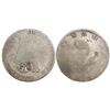 Image 1 : Quito, Ecuador, 8 reales, "MDQ" countermark (Moneda de Quito, 1831) on a Bogota, Colombia (Cundinama