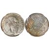 Image 1 : Mexico City, Mexico, 1 peso, 1866, Maximilian, encapsulated NGC MS 62.