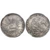 Image 1 : Guanajuato, Mexico, cap-and-rays 8 reales, 1840/30PJ, encapsulated NGC MS 62.