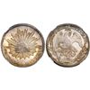 Image 1 : Zacatecas, Mexico, cap-and-rays 8 reales, 1844OM, encapsulated NGC MS 61.