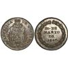 Image 1 : Guatemala, 1R-sized silver medal, 1847, Carrera.