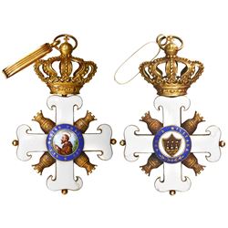 San Marino, gilt silver military decoration, Order of San Marino (1859), Grand Cross rank.