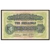 Image 1 : British East Africa, The East African Currency Board, 10 shillings, 1-9-1952, serial 56436.