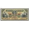 Image 2 : Mexico, El Banco Minero (Chihuahua), 5 pesos Centenario issue, 1910, series S.3, serial 351059.