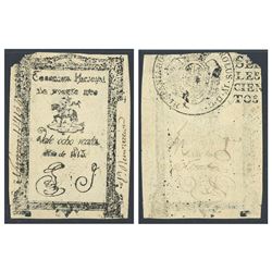 Puerto Rico, Tesoreria Nacional, 8 reales, 1813, series 1, serial 117154, certified PMG Choice Very