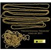 Image 1 : 1715 Fleet Complete gold plain-loop chain, 34.55 grams "Tricentennial Treasure" find of 2015.