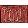 Image 1 : Lot of 6 Spanish colonial iron keys (1600s-1700s), found in Panama Viejo, Panama.