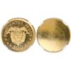 Image 1 : Bogota, Colombia, gilt brass reverse trial, proof 200 pesos, Eucharistic Congress (1968, "pope set")
