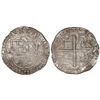 Image 1 : Seville, Spain, cob 8 reales, Philip II, assayer Gothic D at 4 o'clock outside tressure around cross
