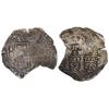 Image 1 : Potosi, Bolivia, cob 8 reales, (16)52E transitional Type VII, ex-Mastalir collection.