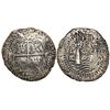 Image 1 : Potosi, Bolivia, cob 8 reales, 1652E post-transitional (transitional Type VIII/B), ex-Mastalir colle
