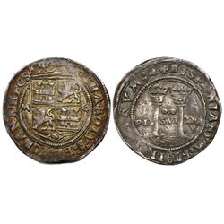 Mexico City, Mexico, 2 reales, Charles-Joanna, "Late Series," assayer G to right, mintmark M to left