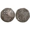 Image 1 : Potosi, Bolivia, cob 4 reales, Philip II, assayer B (3rd period).