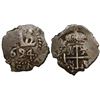 Image 1 : Potosi, Bolivia, cob 1/2 real, 1694.
