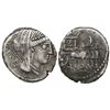 Image 1 : Roman Republic, AR denarius, L. Rubrius Dossenus, 87 BC, Rome mint.