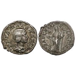 Roman Empire, AR denarius, Julia Maesa, Augusta, 218-224/5 AD, Rome mint, struck under Elagabalus, 2