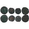Image 1 : Lot of 4 Byzantine Empire AE follis, two of Basil II and Constantine VIII (joint reign, 1025-28 AD) 