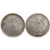 Image 1 : Guanajuato, Mexico, cap-and-rays 1 real, 1853/2PF.