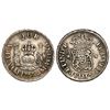Image 1 : Lima, Peru, pillar 1/2 real, Ferdinand VI, 1755JM, mintmark not dotted, rare.