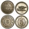 Image 1 : Lot of 2 Mayaguez, Puerto Rico, copper-nickel 5c commerce tokens: Fernandez y Ca and Adjuntas Ferret