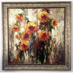 Hulsey "Sunflowers" 36x36