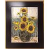 Image 1 : Sunflowers by Zin Original Oil on Canvas Framed