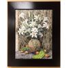 Image 1 : Easter Lilies by Zin Original Oil on Canvas Framed